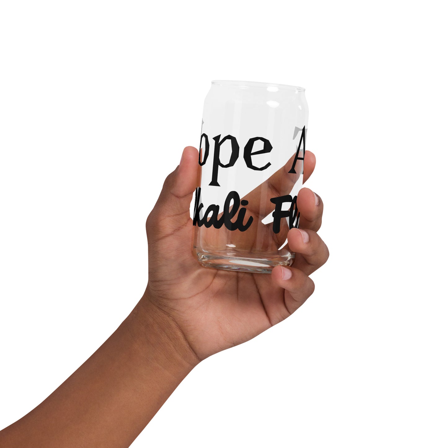 Can-shaped glass