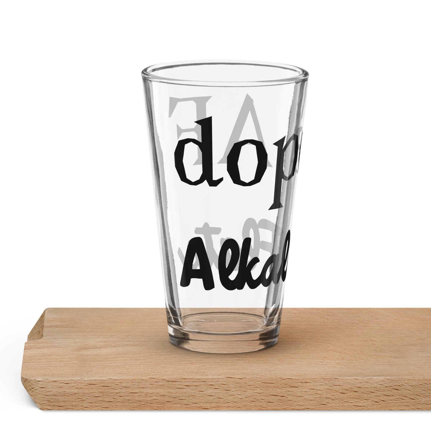 Shaker pint glass