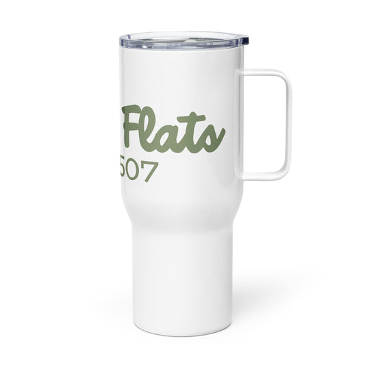 Travel mug with a handle